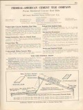 Federal-American Cement Tile Company 1931 Vintage Catalog Roof Precast