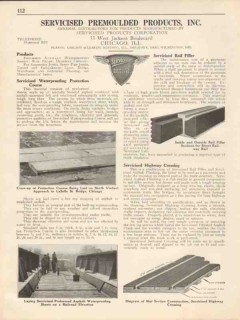 Servicised Premoulded Products Inc 1931 Vintage Catalog Waterproofing
