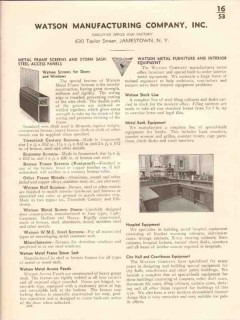Watson Mfg Company 1941 Vintage Catalog Window Door Screens Storm Sash