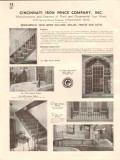 Cincinnati Iron Fence Company 1941 Vintage Catalog Metal Ornamental Cincinnati Iron Fence Company 1941 Vintage Catalog Metal Ornamental