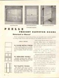 Peelle Company 1941 Vintage Catalog Doors Dumbwaiter Freight Elevator Peelle Company 1941 Vintage Catalog Doors Dumbwaiter Freight Elevator