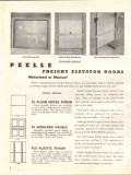 Peelle Company 1941 Vintage Catalog Doors Dumbwaiter Freight Elevator