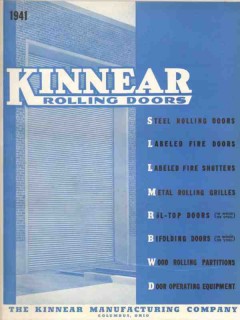 Kinnear Mfg Company 1941 Vintage Catalog Doors Steel Rolling Grilles Kinnear Mfg Company 1941 Vintage Catalog Doors Steel Rolling Grilles