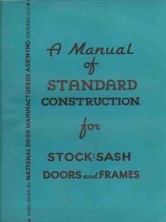 National Door Mfg Association Inc 1941 Vintage Catalog Window Frames National Door Mfg Association Inc 1941 Vintage Catalog Window Frames