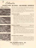 Columbia Mills Inc 1941 Vintage Catalog Window Shades Venetian Blinds