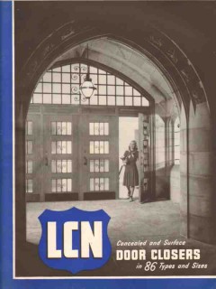 Norton Lasier Company 1941 Vintage Catalog Door Closers LCN Concealed Norton Lasier Company 1941 Vintage Catalog Door Closers LCN Concealed