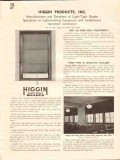 Higgin Products Inc 1941 Vintage Catalog Window Shades Lightproof