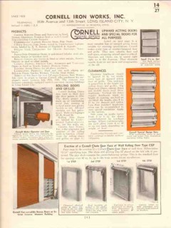 Cornell Iron Works Inc 1941 Vintage Catalog Doors Rolling Grilles Cornell Iron Works Inc 1941 Vintage Catalog Doors Rolling Grilles