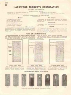 Hardwood Products Corp 1941 Vintage Catalog Doors Flush Sanitary Panel Hardwood Products Corp 1941 Vintage Catalog Doors Flush Sanitary Panel