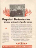 Petroleum Rectifying Company 1936 Vintage Ad Perpetual Modernization Petroleum Rectifying Company 1936 Vintage Ad Perpetual Modernization