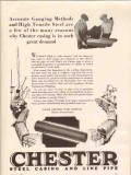 South Chester Tube Company 1936 Vintage Ad Accurate Gauging Methods