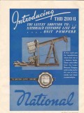 National Supply Company 1936 Vintage Ad Oil Petroleum Unit Pumpers National Supply Company 1936 Vintage Ad Oil Petroleum Unit Pumpers