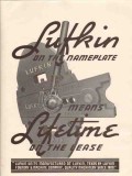 Lufkin Foundry Machine Company 1936 Vintage Ad Oil Well Pump Nameplate