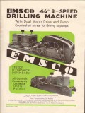 Emsco Derrick Equipment Company 1936 Vintage Ad Oil Drilling Machine