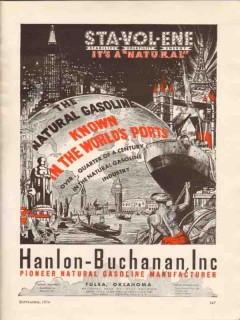 hanlon-buchanan inc 1936 sta-vol-ene natural gasoline vintage ad hanlon-buchanan inc 1936 sta-vol-ene natural gasoline vintage ad