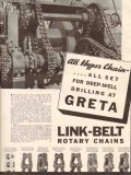 Link-Belt Company 1936 Vintage Ad Oil Drilling Rotary Chains Greta Link-Belt Company 1936 Vintage Ad Oil Drilling Rotary Chains Greta