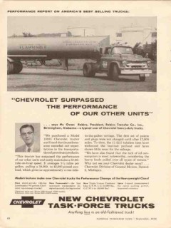 robins transfer company 1956 owen chevrolet trucks perform vintage ad robins transfer company 1956 owen chevrolet trucks perform vintage ad