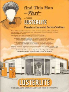 chicago vitreous corp 1956 lusterlite porcelain enamel fast vintage ad chicago vitreous corp 1956 lusterlite porcelain enamel fast vintage ad