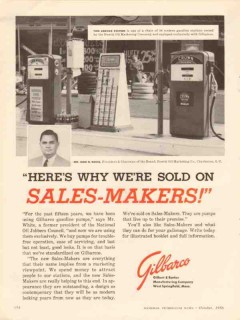 gilbert barker mfg company 1956 hewitt marketing j white vintage ad