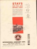 International Lubricant Corp 1956 Vintage Ad Inlucite Stays Below Zero