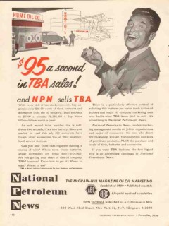 national petroleum news 1956 tba tires oil products media vintage ad