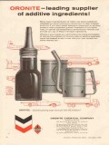 Oronite Chemical Company 1956 Vintage Ad Oil Leading Supplier Additive Oronite Chemical Company 1956 Vintage Ad Oil Leading Supplier Additive