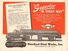 standard steel works 1956 superior black top products inc vintage ad