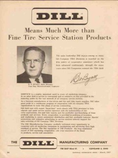 dill mfg company 1957 byall tire service station products vintage ad dill mfg company 1957 byall tire service station products vintage ad