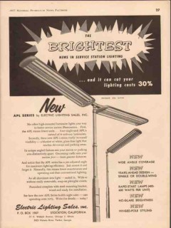 electric lighting sales inc 1957 brightest service station vintage ad electric lighting sales inc 1957 brightest service station vintage ad