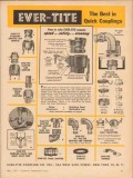 ever-tite coupling company 1957 assure speed safety economy vintage ad