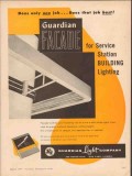 guardian light company 1957 facade service station lighting vintage ad guardian light company 1957 facade service station lighting vintage ad