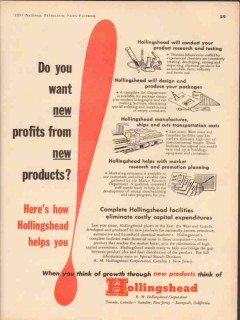 r m hollingshead corp 1957 chemicals profits products vintage ad r m hollingshead corp 1957 chemicals profits products vintage ad
