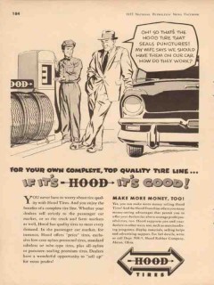 hood rubber company 1957 complete quality tire line vintage ad hood rubber company 1957 complete quality tire line vintage ad