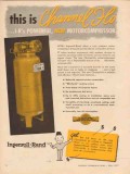 ingersoll-rand 1957 channel-flo powerful motorcompressor vintage ad