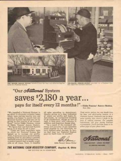national cash register 1957 eddie parsons amoco station vintage ad national cash register 1957 eddie parsons amoco station vintage ad