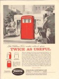 tokheim corp 1957 gasoline twin island pumps twice useful vintage ad tokheim corp 1957 gasoline twin island pumps twice useful vintage ad