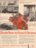 Chrysler Corp 1955 Vintage Ad Oil Field Petroleum Engine Powers Pumps Chrysler Corp 1955 Vintage Ad Oil Field Petroleum Engine Powers Pumps