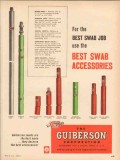 Guiberson Corp 1955 Vintage Ad Oil Drilling Best Swab Job Accessories Guiberson Corp 1955 Vintage Ad Oil Drilling Best Swab Job Accessories