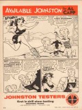Johnston Testers Inc 1955 Vintage Ad Al Capp Cartoon Art Stop Cat Johnston Testers Inc 1955 Vintage Ad Al Capp Cartoon Art Stop Cat