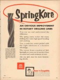 Jones Laughlin Steel Corp 1955 Vintage Ad Oil Drilling Line Springkore