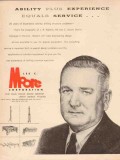 Lee C Moore Corp 1955 Vintage Ad Oil JR Roberts Mgr Ability Experience Lee C Moore Corp 1955 Vintage Ad Oil JR Roberts Mgr Ability Experience