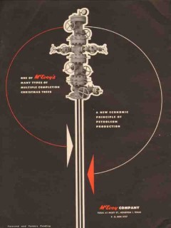 McEvoy Company 1955 Vintage Ad Oil Multiple Completion Christmas Trees