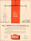 National Geophysical Company 1955 Vintage Ad Survey Perfect Balance