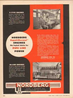 Nordberg Mfg Company 1955 Vintage Ad Engines Supairthermal Pipe Line Nordberg Mfg Company 1955 Vintage Ad Engines Supairthermal Pipe Line