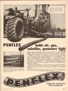 Pennsylvania Flexible Metallic Tubing 1955 Vintage Ad Air Gas Tight