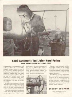 Stoody Company 1955 Vintage Ad Oil Field Semi-Automatic Tool Joint