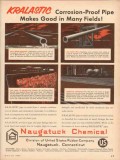 united states rubber company 1955 kralastic corrosion proof vintage ad