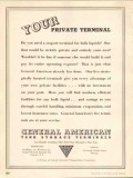 General American Transportation Corp 1937 Vintage Ad Private Terminal