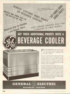 general electric company 1937 ge beverage cooler profits vintage ad general electric company 1937 ge beverage cooler profits vintage ad