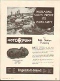 Ingersoll-Rand 1937 Vintage Ad Motorpump Sales Bulk Station Pumping Ingersoll-Rand 1937 Vintage Ad Motorpump Sales Bulk Station Pumping